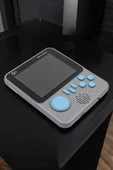 Mini Atari El Atarisi 3.5 inç Ekran Çift Konsol 666 Adet Retro Oyun Gameboy El Atarisi - 1