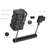 SmallRig 4884 D-Tap - Çift Taraflı NP-F Sahte Pil Güç Kablosu thumbnail 3