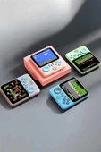 Mini Atari El Atarisi 3.5 inç Ekran Çift Konsol 666 Adet Retro Oyun Gameboy El Atarisi - 3