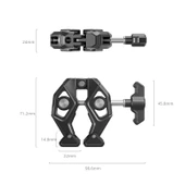 SmallRig 5319 Yengeç Şekilli Kelepçe thumbnail 2