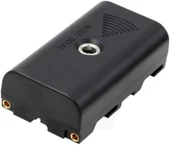 Andoer  D-Tap - NP-F550 / F970 DC5521  Sahte  Pili Sony Atomos Ninja V Monitör thumbnail 1