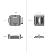 SmallRig 4486 HawkLock H38 Arca-Swiss Hızlı Çıkarma Montaj Plakası - 2