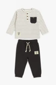 Çizgili Erkek Çocuk Takım thumbnail 3