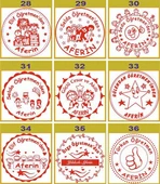 ÖĞRETMEN AFERİN KAŞESİ KIRMIZI - 5