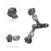 SmallRig 4490 HawkLock H21 Hızlı Çıkarma Rozet Sihirli Kol (7'') - 3