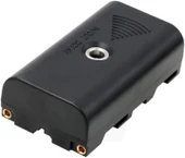 Andoer  D-Tap - NP-F550 / F970 DC5521  Sahte  Pili Sony Atomos Ninja V Monitör thumbnail 1