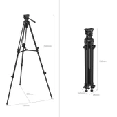 SmallRig AD-50 4684 Hafif Video Tripod  Lite thumbnail 6