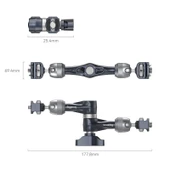 SmallRig 4899 Rosette Magic Arm (7'') 3/8”-16 ARRI Konumlandırma Vidası thumbnail 2