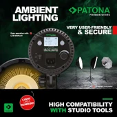 PATONA Premium LED 80W RGB Fotoğraf ve Video Işığı - 6
