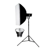 PATONA COB-300 Watt Bi Color Tek'li Kit LED Video Işığı thumbnail 1
