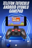 Joystik Gamepad Bluetooth Telefon Tutucu Oyun Kolu Telefon Android Uyumlu thumbnail 2