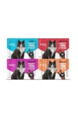 Plus Mini Mix Somonlu Kuzu Etli Biftekli Kısır Tavuk Kedi Ödülleri 20 X 2 Gr - 1