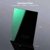 K&F NANO-X ND4 (2 Stop)  4x5.65 Filtre Tilta SmallRig ve Diğer Matbox ile Uyumlu  HD Optik Cam thumbnail 2