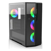 Inca Empousa EMG-17XN USB 3.2 ARGB eATX Mid Tower Siyah Kasa thumbnail 1