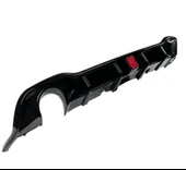 AUTOGP Vw golf 8 gti arka tampon difüzörü ledli ışıklı piano black 2021+ thumbnail 2