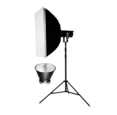 PATONA COB-200 Watt Bi Color Tek'li Kit LED Video Işığı thumbnail 1