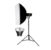 PATONA COB-300 Watt Bi Color Tek'li Kit LED Video Işığı thumbnail 1