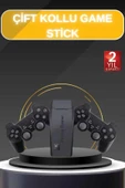 Game Stick El Atarisi 2.4g Kablosuz Çift Kol Oyunlar 4k Game Stick 3500 Oyunlu Atari Uyumlu - 2