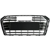 AUTOGP Audi a4 s4 ön panjur ızgara krom siyah 2015 / 2019 - 1