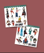 Spy X Family Yor 2Li Sticker Seti Parlak Kağıt -çıkartma -süsleme anime etiket - 2