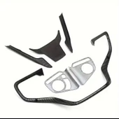 Honda Civic FC5 FK7 Karbon Fiber Direksiyon Düğmesi Kaplama 2016-2020 6 PARÇA thumbnail 4