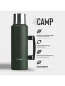Stevig 4 Camp Klasik Vakumlu Kulplu Çelik Termos 1.5 Lt. Green ST-206 - 2