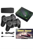 4k Game Stick Oyun Konsolu 2.4g Kablosuz Çift Kol Nostaljik Oyunlar thumbnail 4