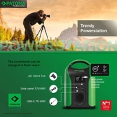PATONA 9990 Premium Taşınabilir Güç İstasyonu 300 / 300W 283Wh USB5V/3A DC12V/5A  AC220V thumbnail 4