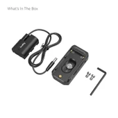 SmallRig 4340 NP-F Pil  Montaj Plakası Kiti LP-E6NH Sahte Pil Güç Kablosu  İle thumbnail 7