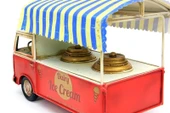 Dekoratif Metal Dondurma Arabası Dekor Biblo Hediyelik thumbnail 4
