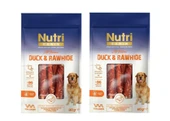 Nutri Canin Rawhide Ördek Eti Sarılı Kemik Köpek Ödülü 2X80 Gr. - 1