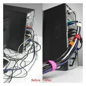 Andoer H39681  (50 Adet) Kablo Bağı Cırtlı thumbnail 2