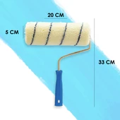 Süperlüks 1003 5cm Orta Çap 25 mm Tüylü İç Cephe Saplı Boya Rulosu 25 cm thumbnail 3