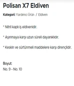 X7 Iş Eldiveni 6 Çift thumbnail 2