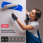 Süperlüks 1003 5cm Orta Çap 25 mm Tüylü İç Cephe Saplı Boya Rulosu 25 cm thumbnail 2