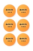 Delta 6 Adet Turuncu Masa Tenisi Topu ( Pinpon Topu ) - 1