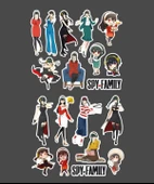 Spy X Family Yor 2Li Sticker Seti Parlak Kağıt -çıkartma -süsleme anime etiket - 3