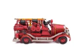 Dekoratif Metal Araba İtfaiye Aracı Vintage Ev Ofis Hediyelik thumbnail 4