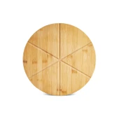 Karaca Bambu Lezza Pizza Kesme Tahtası ve Sunumluk thumbnail 4