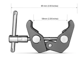 SmallRig 2058 İkili 1/4''-3/8'' Süper Clamp Seti thumbnail 5