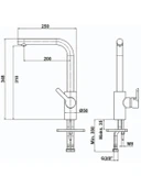 Hafele Lemare Siyah Mutfak Bataryası - 4