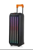 NDR-1098 8" Taşınabilir Büyük Boy RGB Bluetooth Kablosuz Mikrofonlu Parti Hoparlörü - 4