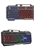Gaming Oyuncu Klavyesi Led Aydınlatmalı Mekanik Hisli - 3