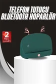Bluetooth Hoparlör Uzun Pil Ömrü Yüksek Ses Kaliteli Kablosuz Telefon Tutma thumbnail 2