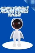 Astronot Işık Projektörü Gökkuşağı Projeksiyon Gece Lambası Hediyelik thumbnail 2