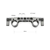 SmallRig 2061 Süper Hafif 15 mm Raylı Blok (2'li Paket) thumbnail 3