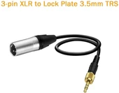 Comica CVM-DL-XLR Erkek 3.5mm TRS Alıcısı için Ses Kablosu thumbnail 3