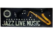 Pano Saksafon Vintage Müzik Temalı Dekoratif Hediyelik thumbnail 1