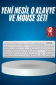 2.4 Ghz Wireless Kablosuz Klavye Mouse Seti Tv Pc Uyumlu thumbnail 2