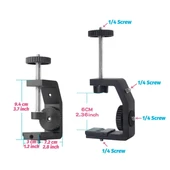 Andoer D10189 Aluminum Alaşımlı Kelepçeli Uzatma Monopotu thumbnail 3